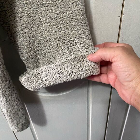 Olivia Sky teddy sweater tunic top, long roll up sleeve XL - Picture 4 of 12